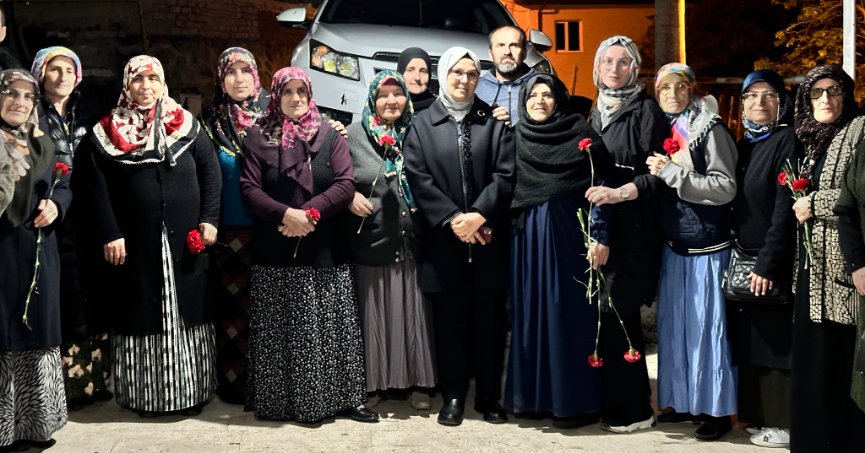 Katırcıoğlu Gölcük’te ev ev gezdi