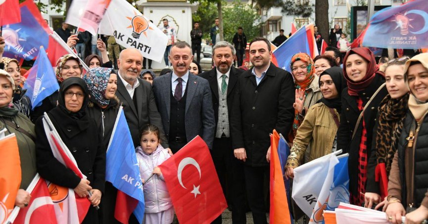 Başiskele’de AK Parti coşkusu