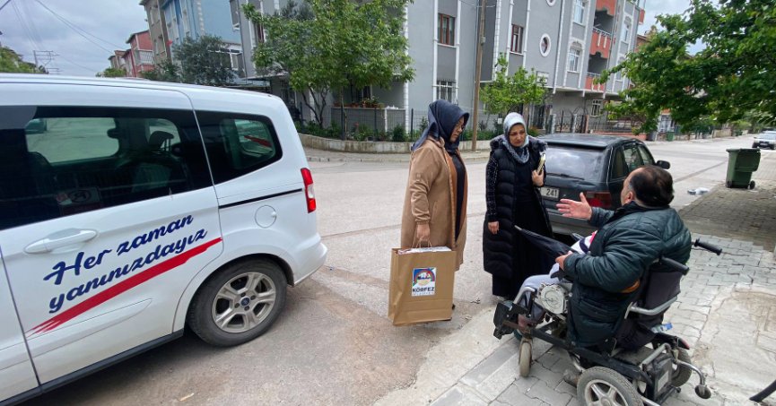 Körfez Belediyesi engelli bireyleri unutmadı