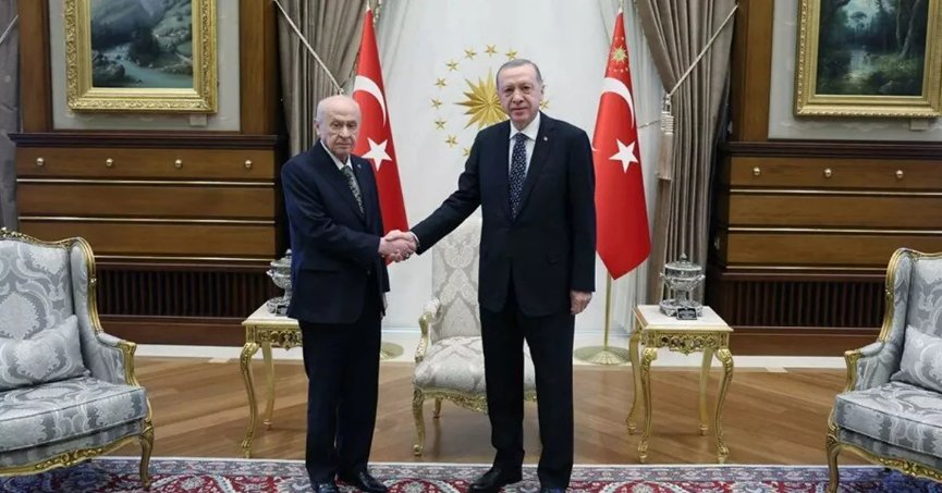 Cumhurbaşkanı Erdoğan- Bahçeli görüşmesi başladı