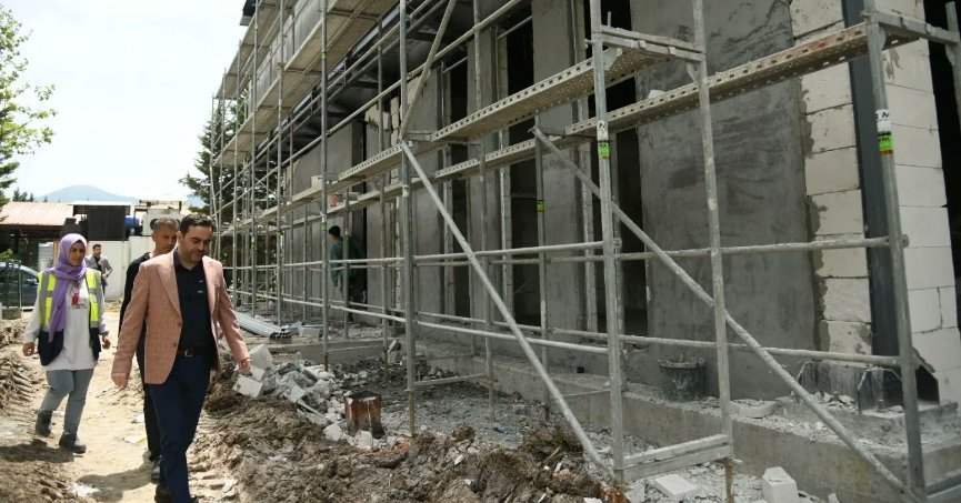 Başiskele Sosyal Tesisi’nde Çalışmalar Sürüyor       