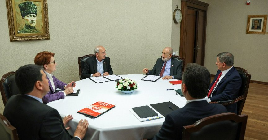 Seçim sonrası 6 lider bir araya geldi! 3 saatlik toplantı