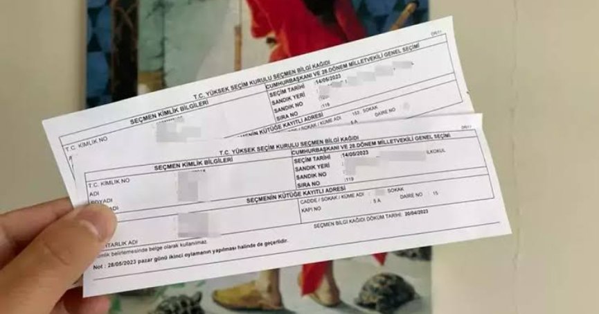 YSK'dan seçmen kağıdı kararı