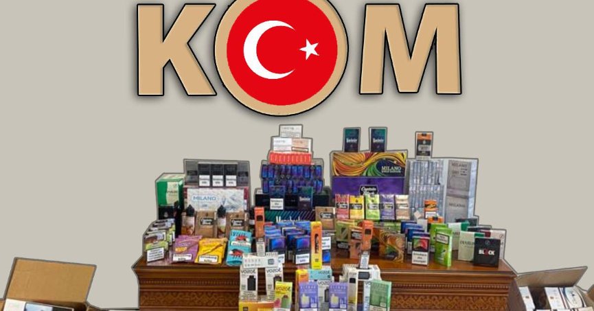 31 bin gümrük kaçağı makaron ele geçirildi
