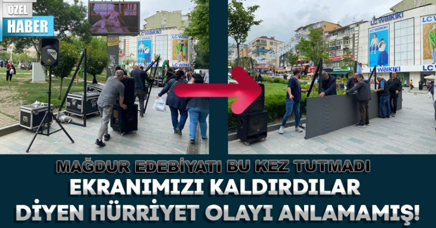 EKRANIMIZI KALDIRDILAR DİYEN HÜRRİYET OLAYI ANLAMAMIŞ!