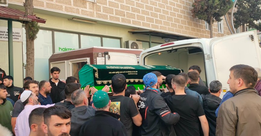 Kazada hayatını kaybeden motokurye son yolculuğuna uğurlandı