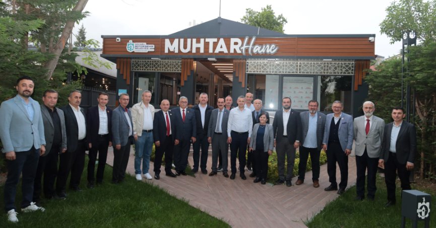 Muhtarlar, Büyükşehir’in hizmetlerinden memnun