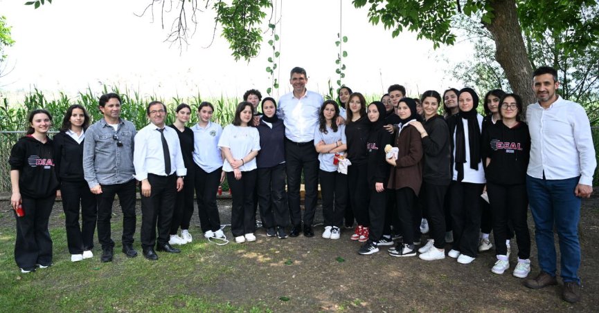 Başkan Kocaman’dan 12.sınıflara mangal molası