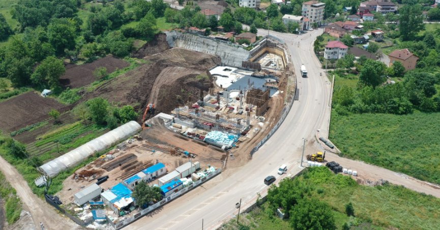 Başiskele Termal Tesisi yükseliyor