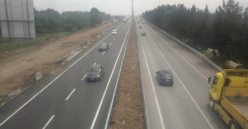 Stadyum yolunda D-100 Köseköy etabı trafiğe açıldı