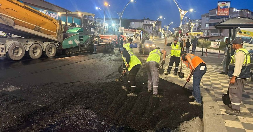 Darıca Lokman Hekim Caddesine aşınma asfaltı