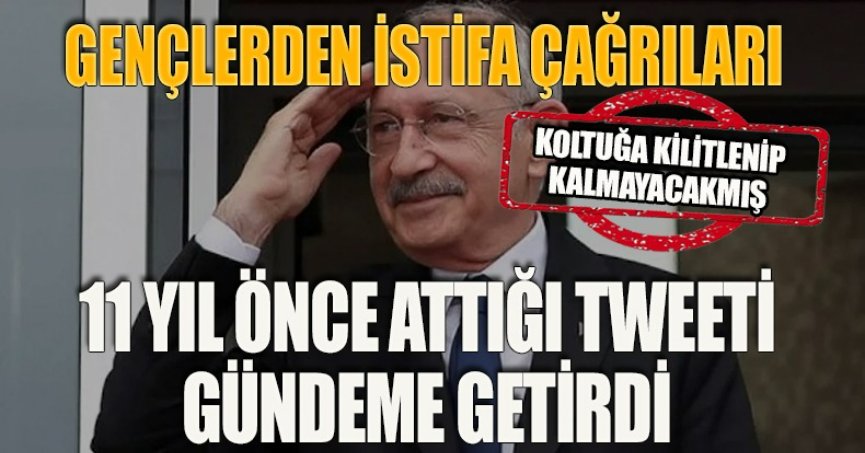 İSTİFA ÇAĞRILARI 11 YIL ÖNCE ATTIĞI TWEETİ GÜNDEME GETİRDİ!