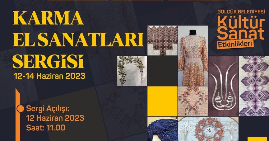 GÖLCÜKLÜ KADINLAR EL EMEĞİ ÜRÜNLERİNİ SERGİLEYECEK