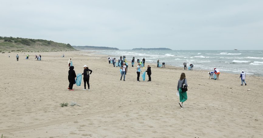 Uzunkum Sahili’nde ikinci kıyı temizliği yapıldı