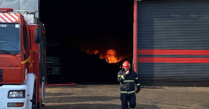 Kocaeli'de fabrika yangını