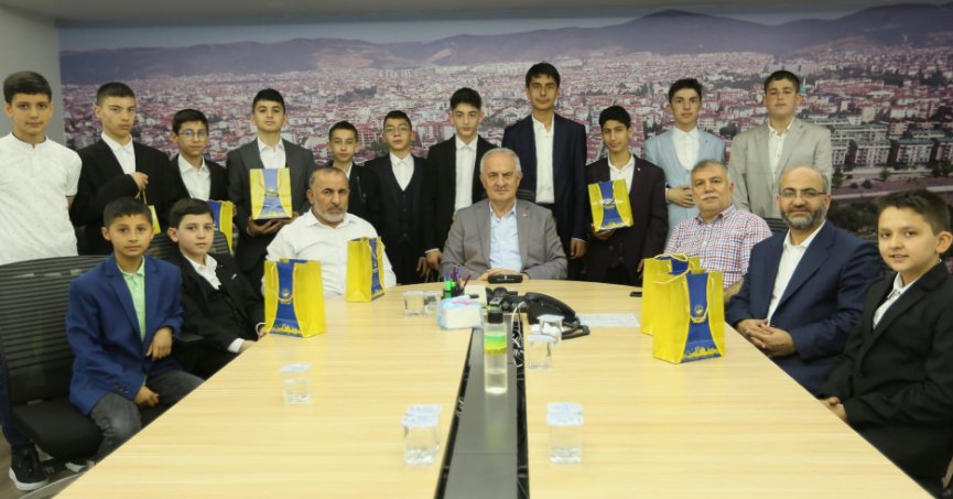 Başkan Aygün Hafızları Ağırladı