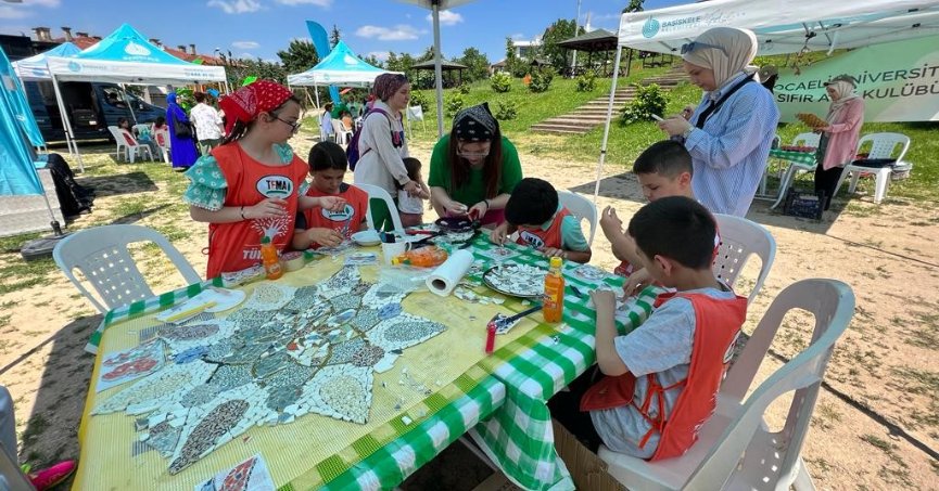 Sıfır atık parkında çevre bilincine vardılar