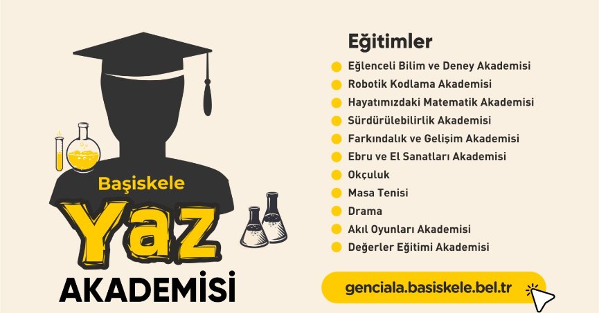 Başiskele Yaz Akademisi Kayıtları Başladı