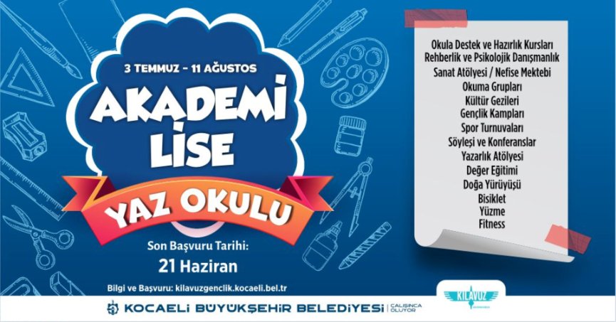 Bilgievleri ve Akademi Lise’de yazın okula gitmek daha da eğlenceli