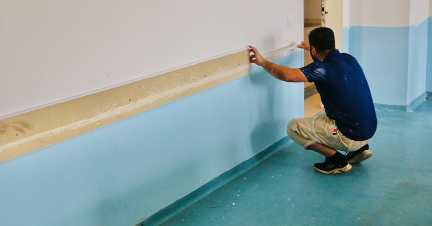 Körfez’de okullarda tadilat çalışması