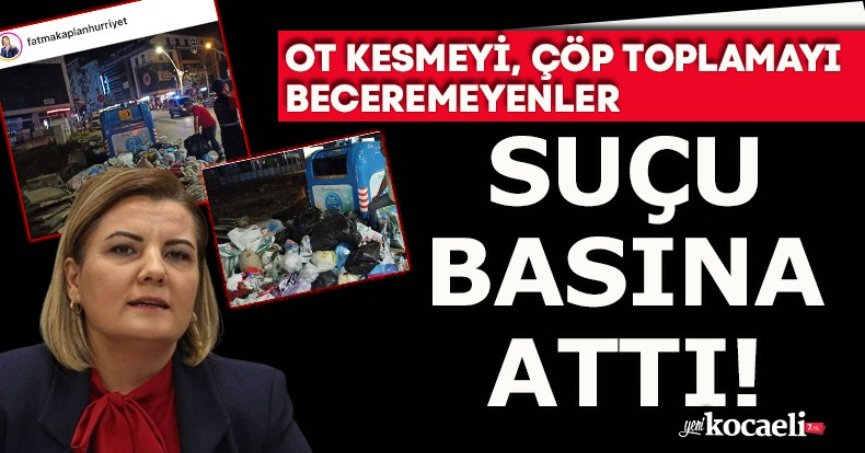 İZMİT’TE ÇÖP SORUNU AYYUKA ÇIKTI SUÇLU HABERİ YAPAN BASIN OLDU!