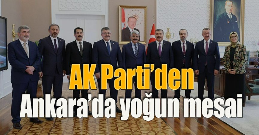 AK Parti’den, Ankara’da yoğun mesai
