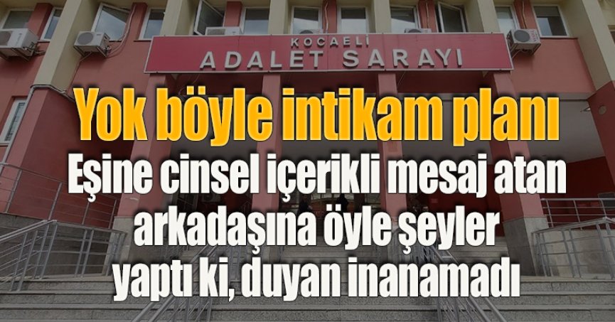 Yok böyle intikam planı: Eşine cinsel içerikli mesaj atan arkadaşına öyle şeyler yaptı ki, duyan inanamadı