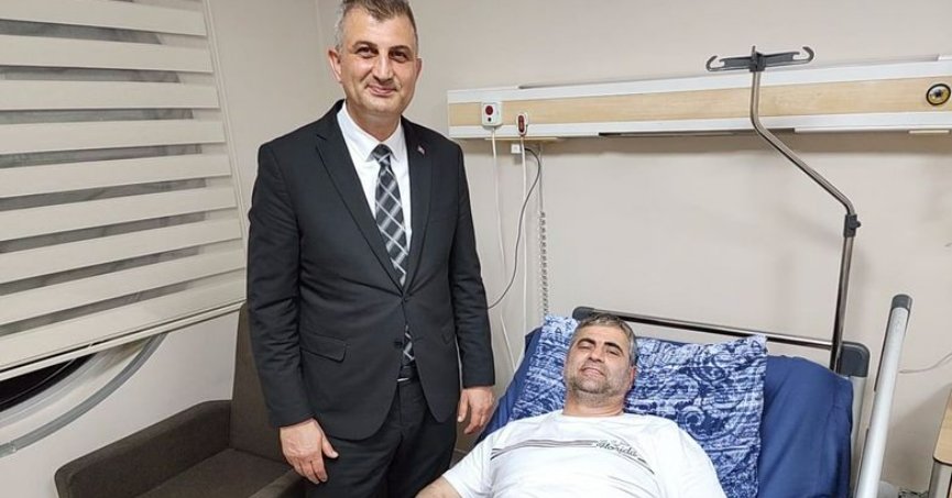 SEZER’DEN TURAN’A GEÇMİŞ OLSUN ZİYARETİ