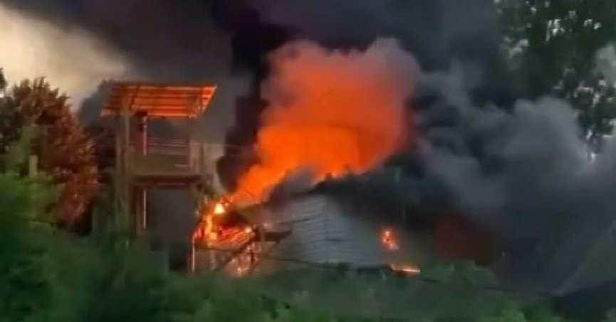 Alev topuna döndü!