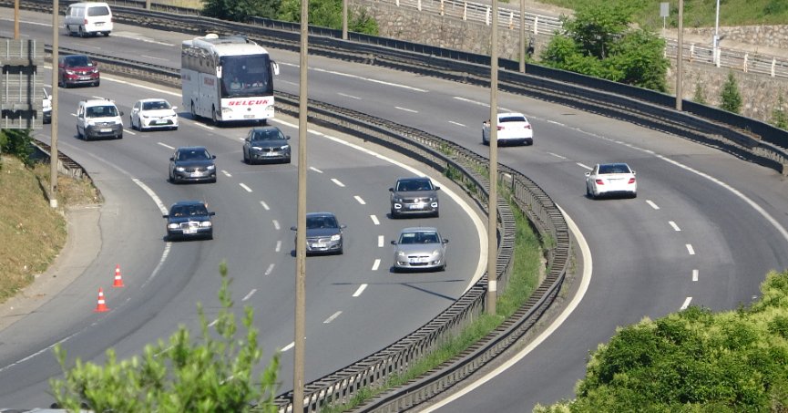 Tatilciler dönüş yolunda