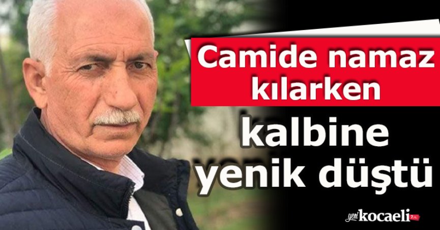 Camide namaz kılarken kalbine yenik düştü