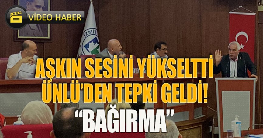 AŞKIN SESİNİ YÜKSELTTİ ÜNLÜ’DEN TEPKİ GELDİ! “BAĞIRMA”