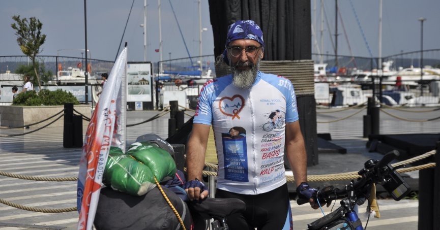 Kök hücre bağışına dikkat çekmek için 7 bin kilometre pedal çevirecek