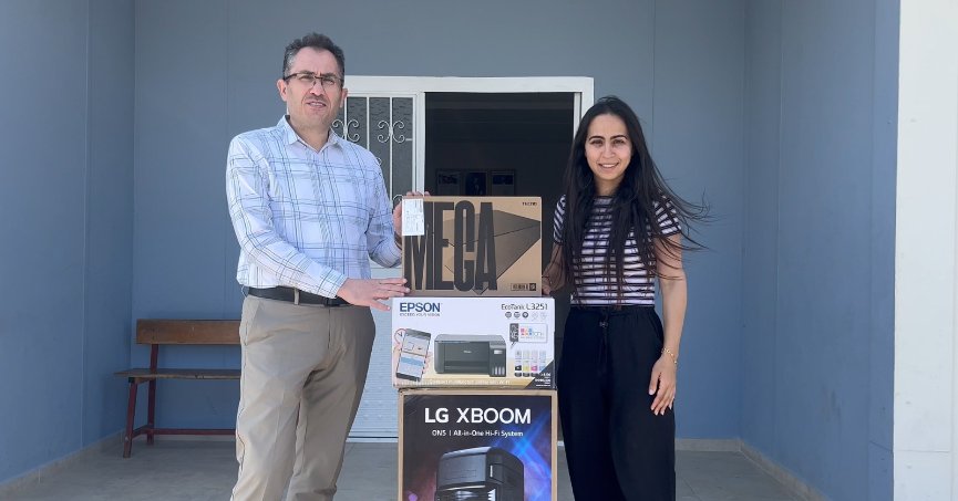 Kocaelili öğrencilerin ödülleri Hatay’daki kardeş okullara ulaştı