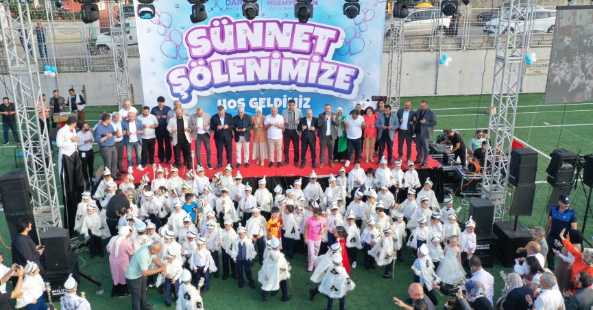 850 çocuk şölenle sünnet edildi