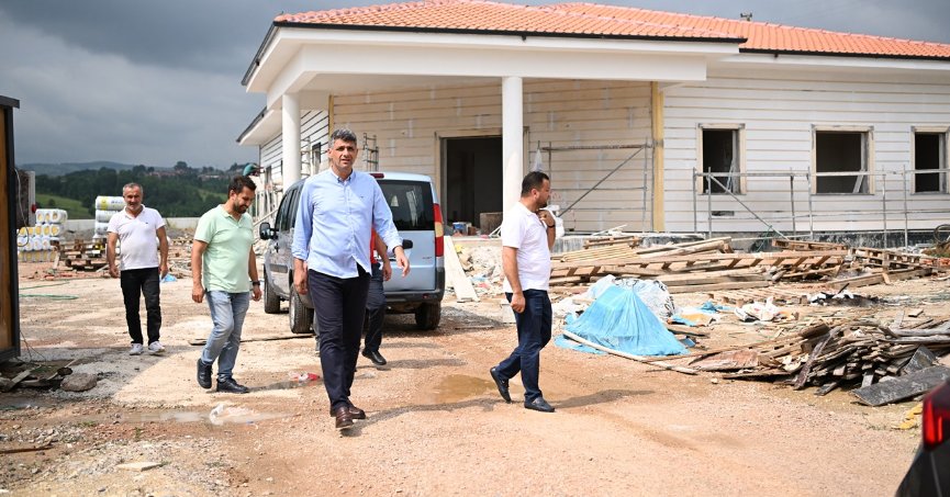 BAŞKAN KOCAMAN ÇALIŞMALARI YAKINDAN TAKİP EDİYOR