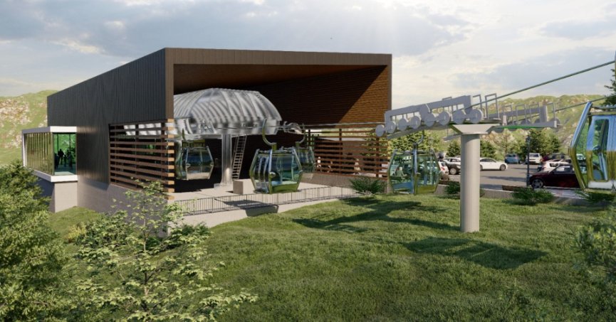 Teleferik’te Derbent İstasyonu tamam