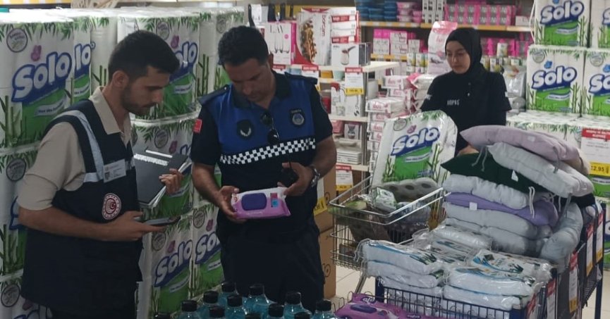 Büyükşehir Zabıtasından raf ve kasa fiyatı denetimi