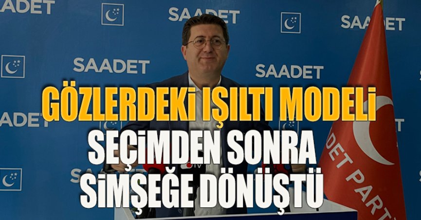 GÖZLERDEKi IŞILTI MODELi SEÇiMDEN SONRA SiMŞEĞE DÖNÜŞTÜ