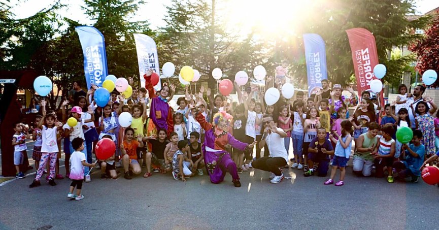 Hacı Osman’da çocuklar doyasıya eğlendi