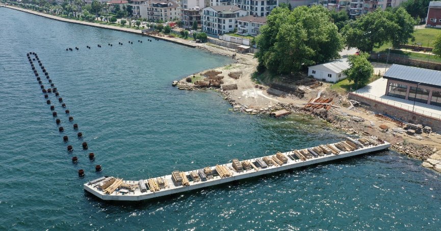 Değirmendere çekek yerinde hummalı çalışma