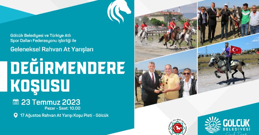 GELENEKSEL RAHVAN AT YARIŞLARI HEYECANI GÖLCÜK'TE BAŞLIYOR