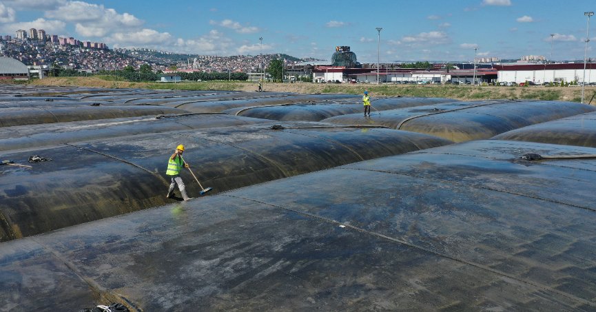 İzmit Körfezi'ni akvaryuma dönüştürecek dev projede ilk 20 geotekstil tüp hazır