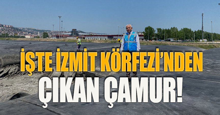 İŞTE İZMİT KÖRFEZİ’NDEN ÇIKAN ÇAMUR!