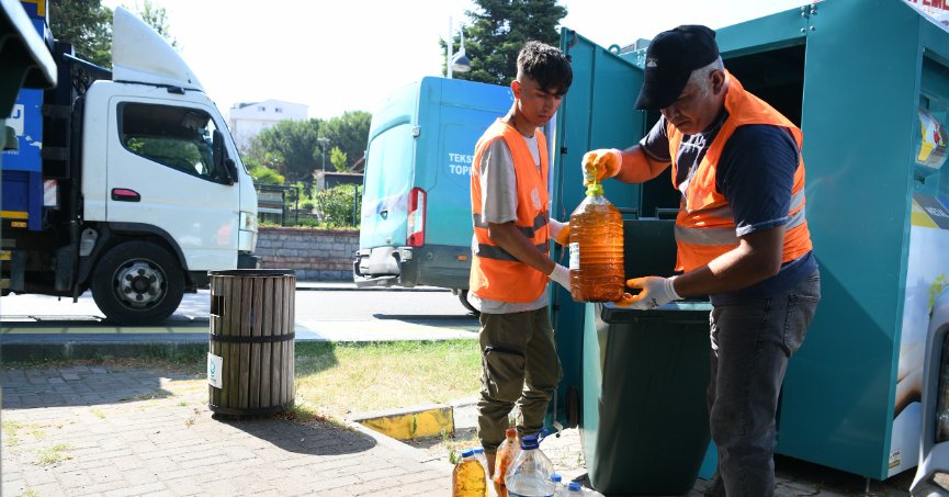 Atıklar geri dönüşüme kazandırılıyor