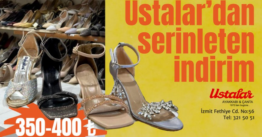 Ustalar’dan serinleten indirim