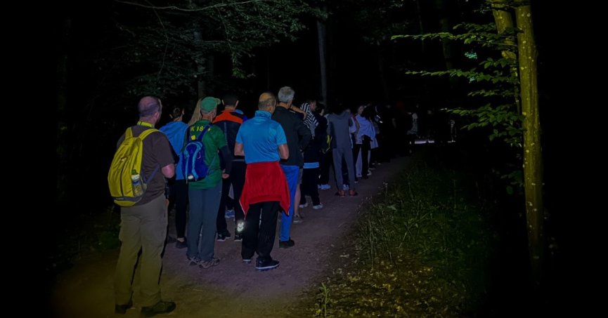 Ormanya’da macera dolu gece yürüyüşü