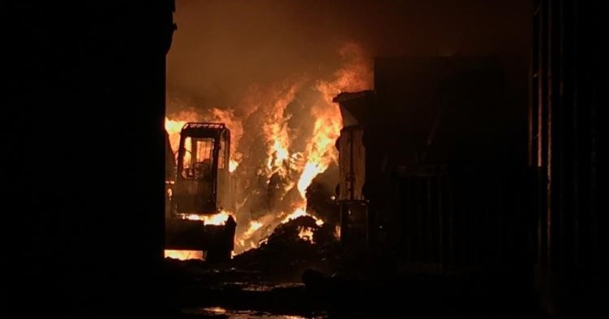 Kocaeli’de fabrika yangını