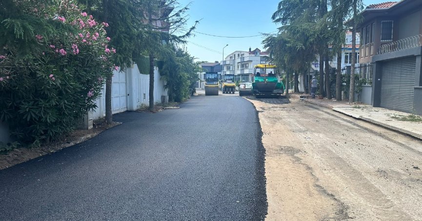 Darıca'nın yol ve kaldırımları yenileniyor