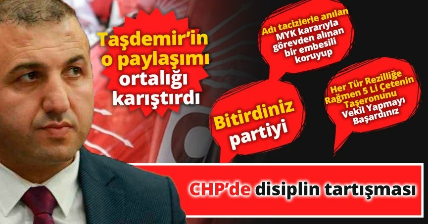 CHP'DE DİSİPLİN TARTIŞMASI!